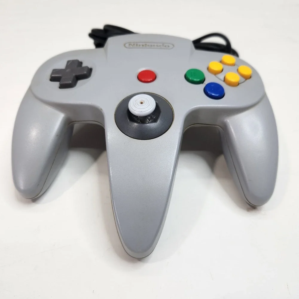 Nintendo 64 Controller Gray OEM Original N64 Wired Gamepad NUS-005 Loose Stick